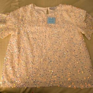 Sequin Embellished Kids Top